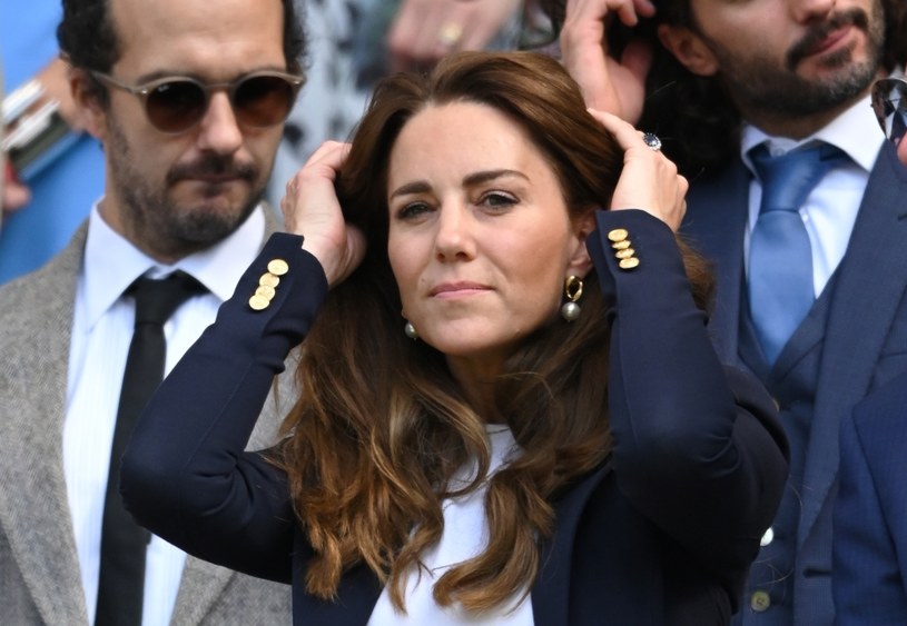 Księżna Kate podczas Wimbledonu /Karwai Tang /Getty Images