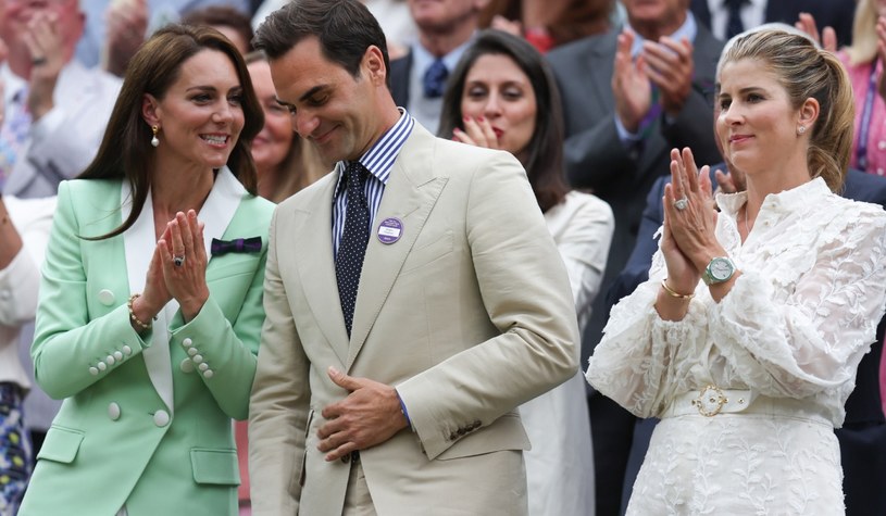 Księżna Kate, Roger Federer, Mirka Federer /Getty Images