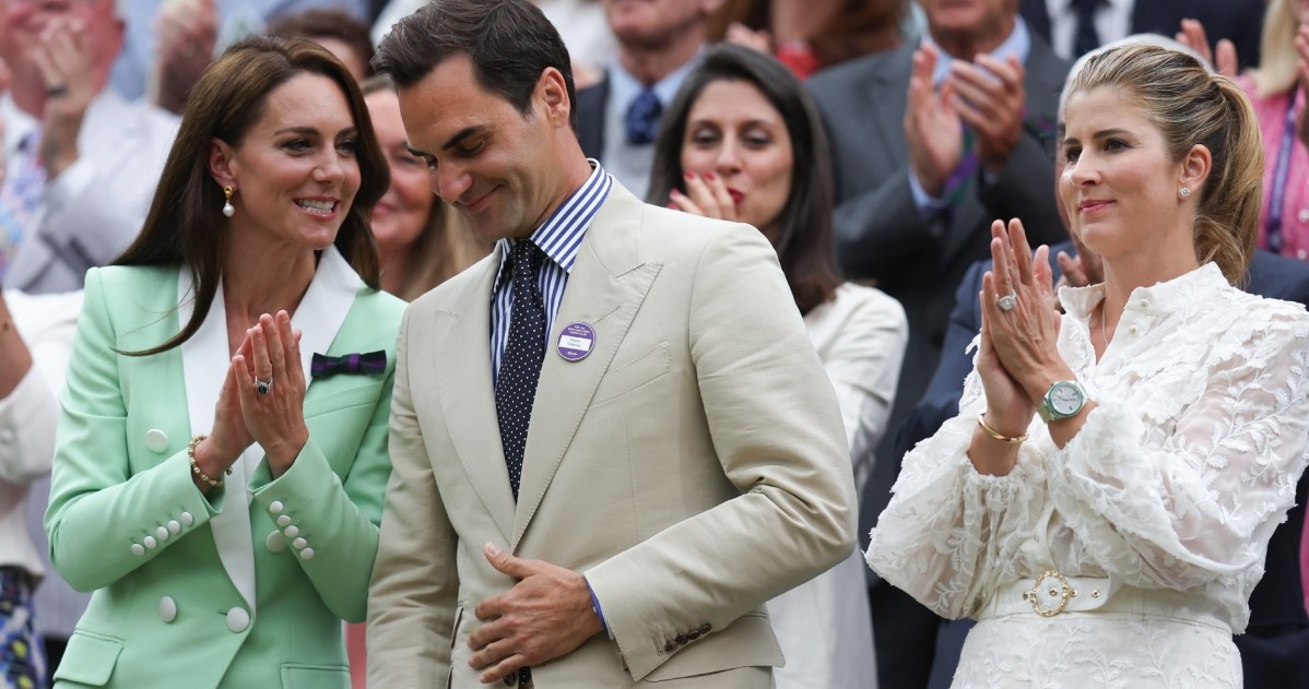 Księżna Kate, Roger Federer, Mirka Federer /Getty Images