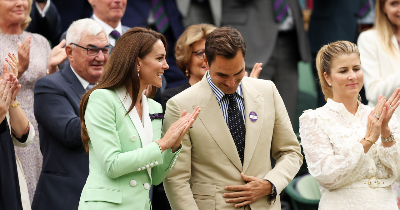 Księżna Kate, Roger Federer, Mirka Federer /Getty Images