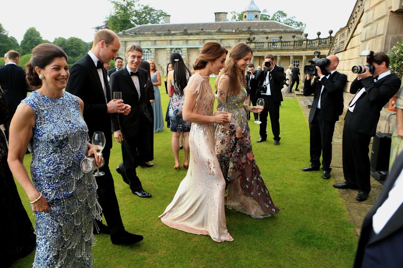 Księżna Kate, Rose Hanbury i książę William /Rex Features /East News