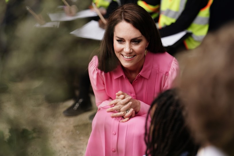 Księżna Kate ukrywa zaokrąglony brzuszek /WPA Pool / Pool /Getty Images