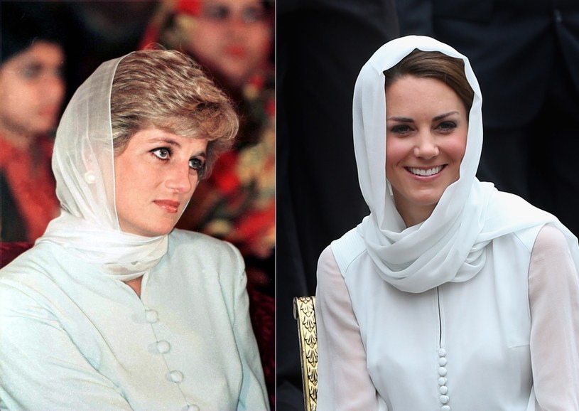 Księżna Kate wiele razy inspirowała się kreacjami księżnej Diany /Tim Graham / Contributor /Getty Images