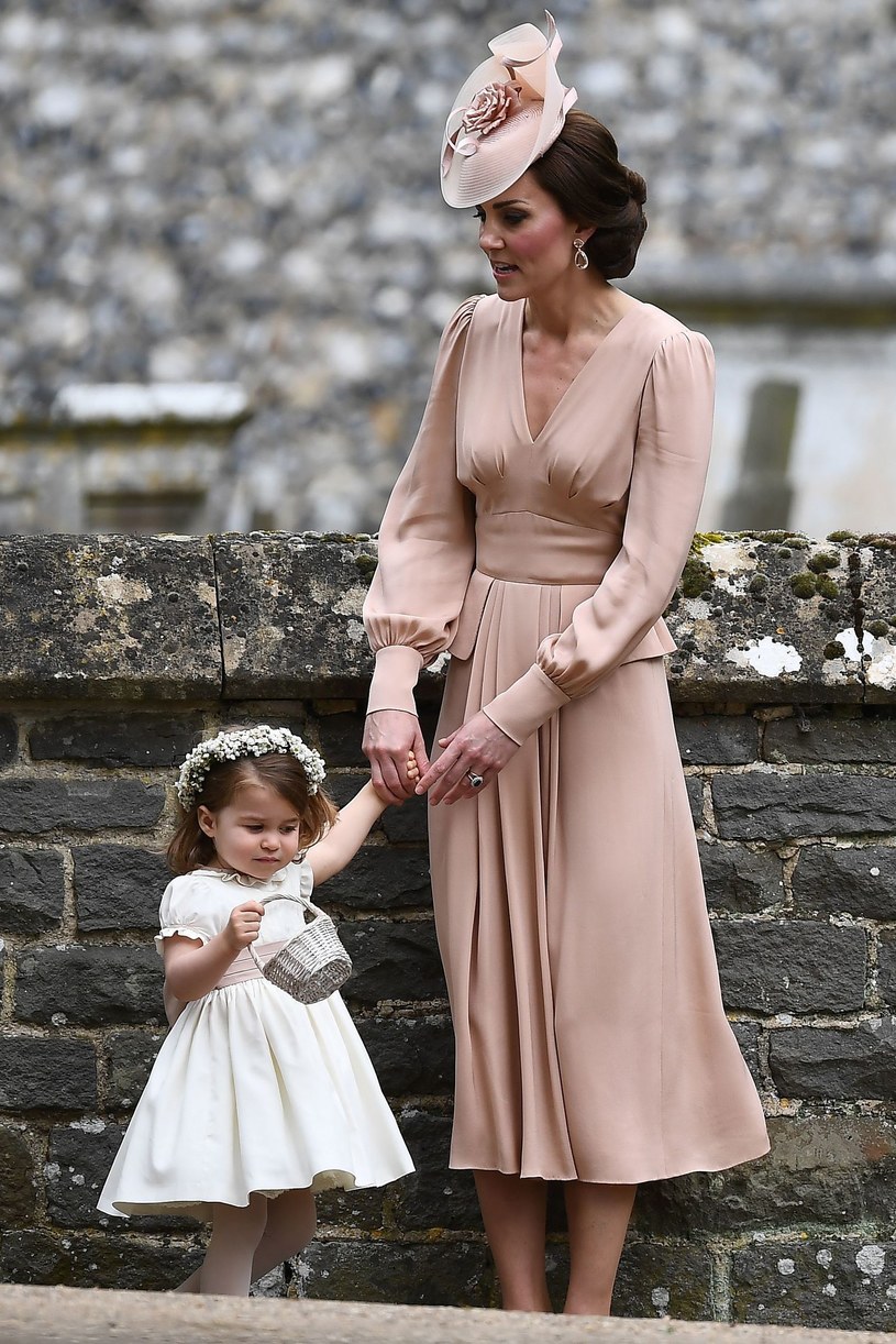 Księżna Kate z córką Charlotte /AFP