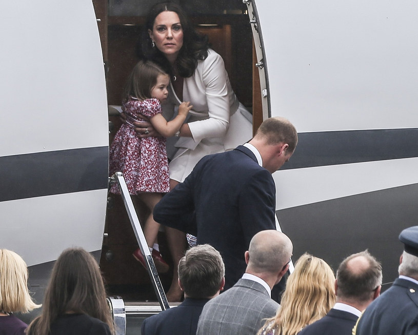 Księżna Kate z córką /Karolina Misztal /Reporter