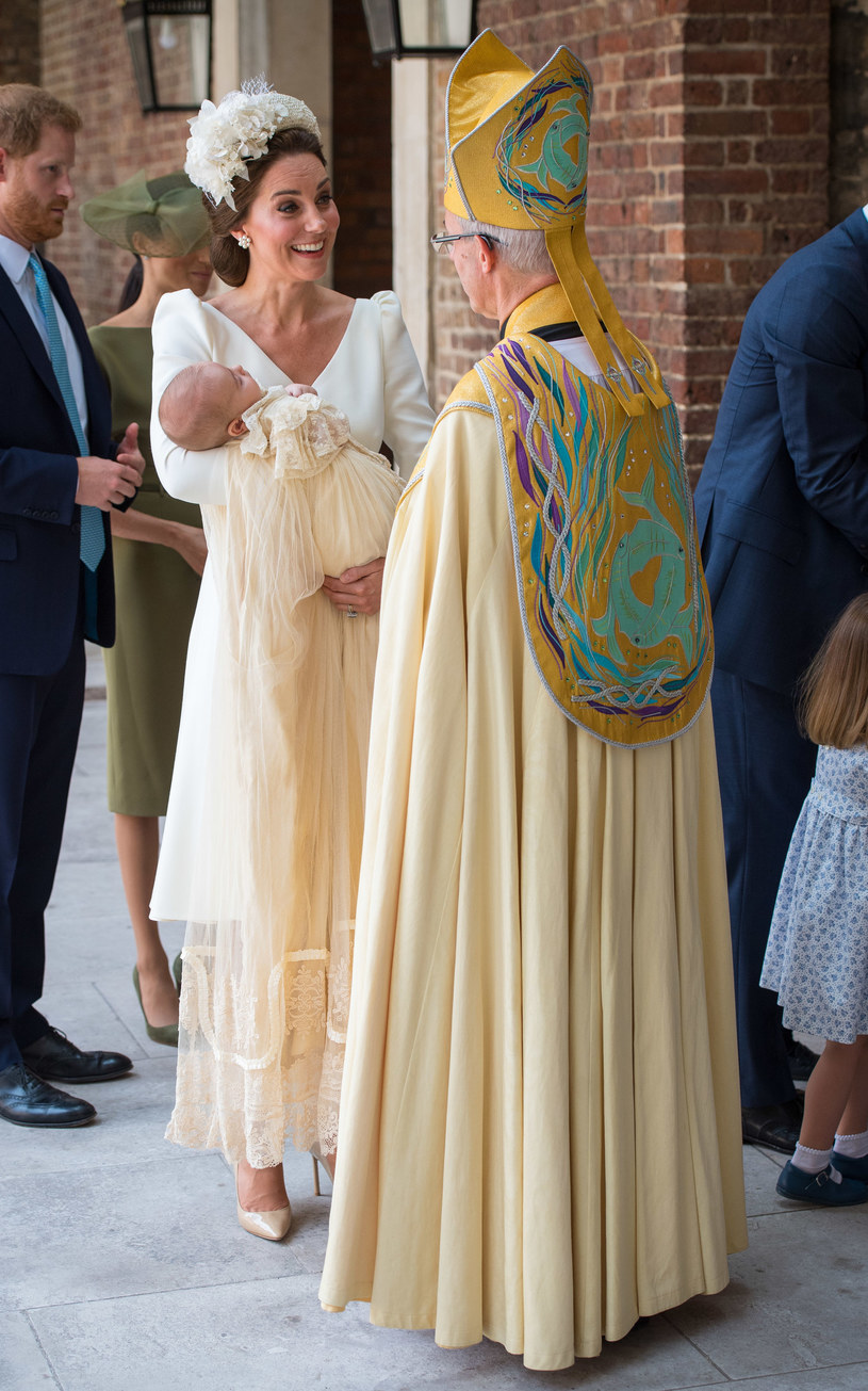 Księżna Kate z księciem Louisem /WPA Pool /Getty Images