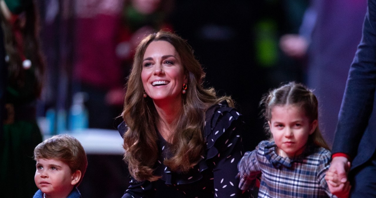 Księżna Kate z księżniczką Charlotte i księciem Louisem /WPA Pool /Getty Images