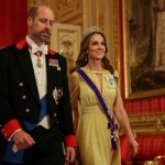 Księżna Kate zachwyciła w żółtej sukni Elie Saab. Uwagę przyciągała też tiara