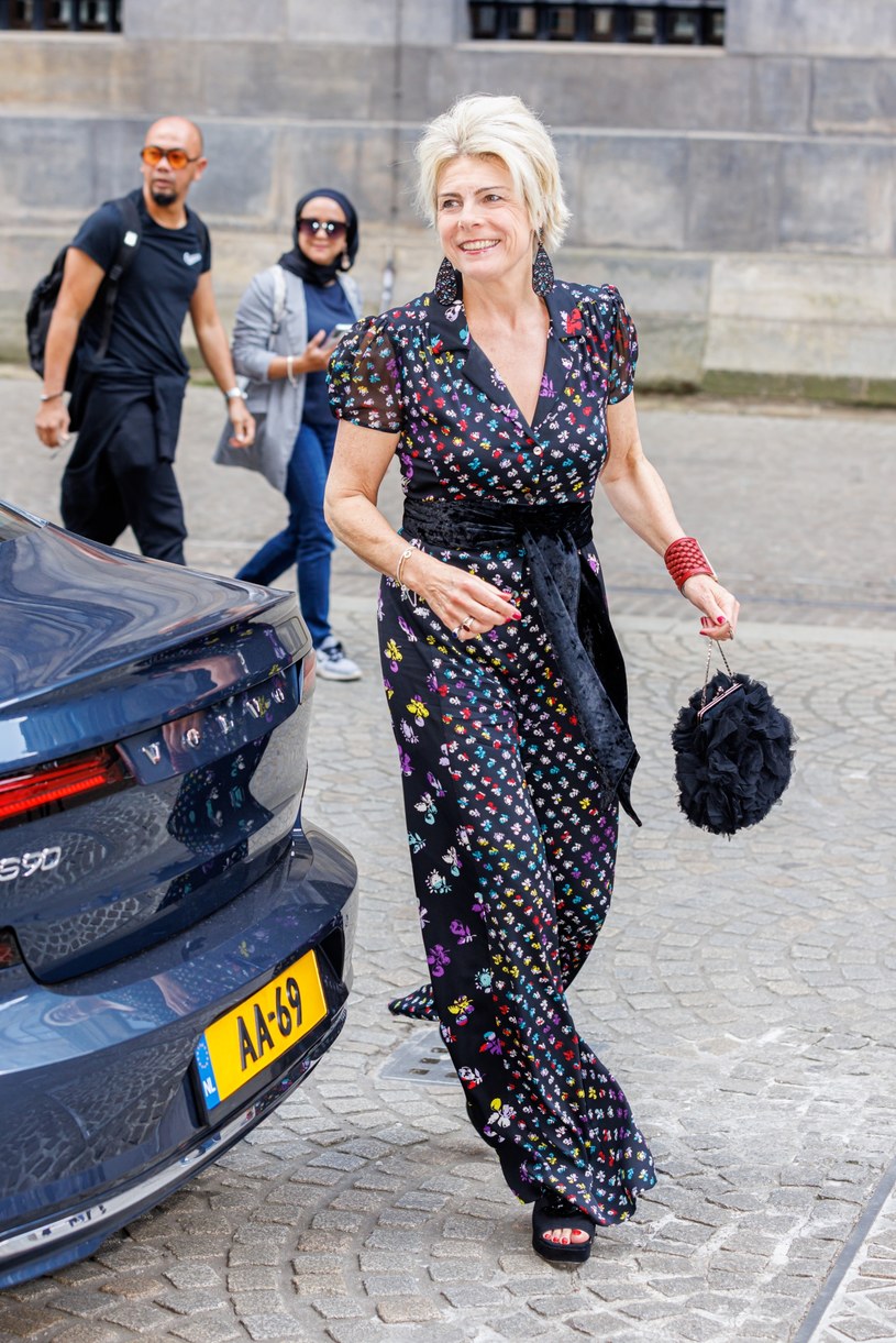 Księżna Laurentien w kreacji od Diane von Furstenberg /Getty Images