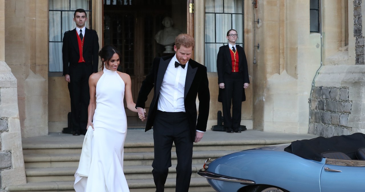 Księżna Meghan i książę Harry pobrali się 19 maja 2018 roku, fot. i-Images / Pool/EAST NEWS /East News