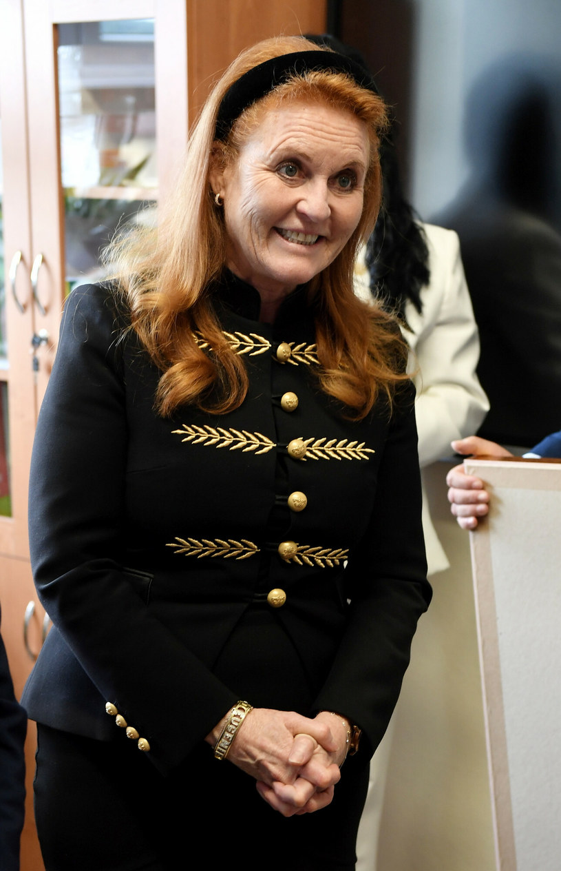 Księżna Sarah Ferguson z wizytą w Zabrzu /Łukasz Kalinowski /East News