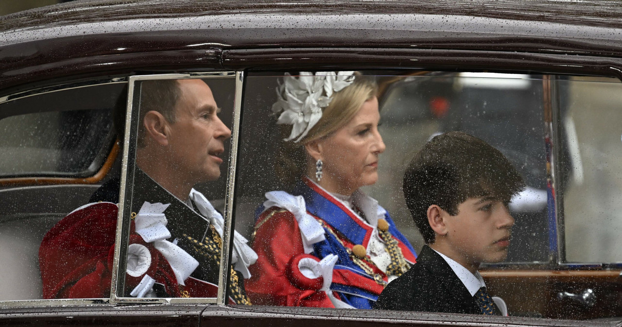 Księżna Sofia i jej mąż książę Edward. /PAUL ELLIS/AFP/East News /East News