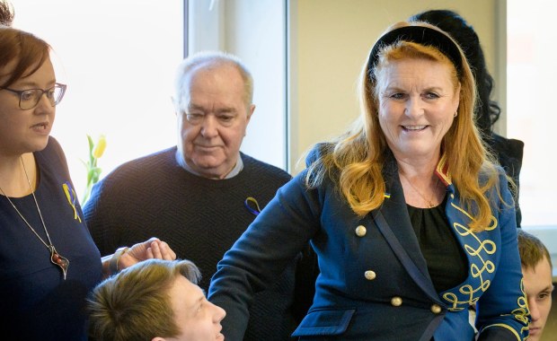 Księżna Yorku odwiedziła dwa ośrodki w regionie, w których schronienie znaleźli uchodźcy