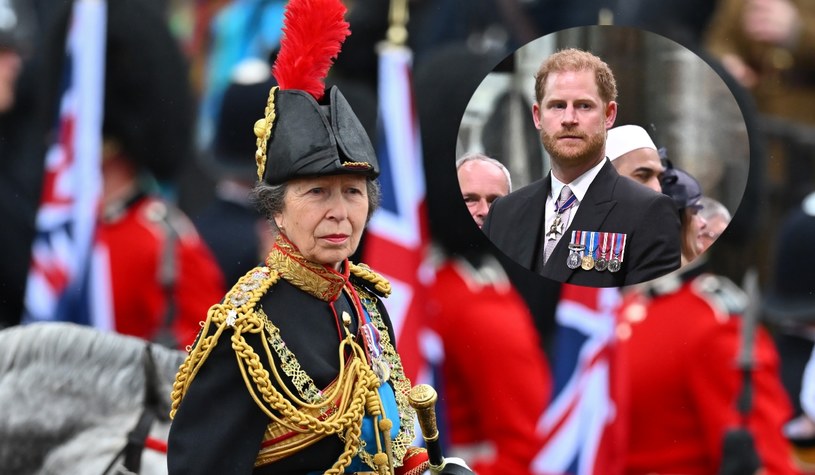 Księżniczka Anna i książę Harry /Getty Images