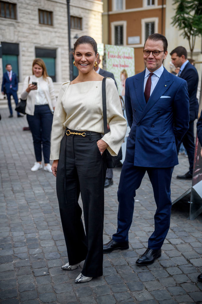 Księżniczka Wiktoria z mężem, Danielem Westlingiem /Antonio Masiello / Stringer /Getty Images