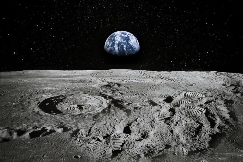Księżyc ostatnio stał się celem dwóch misji: indyjskiej i rosyjskiej. /123RF/PICSEL