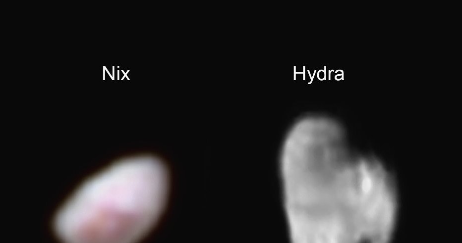 Księżyce Nix i Hydra /NASA