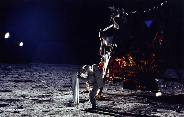 Księżycowy lądownik misji Apollo /NASA