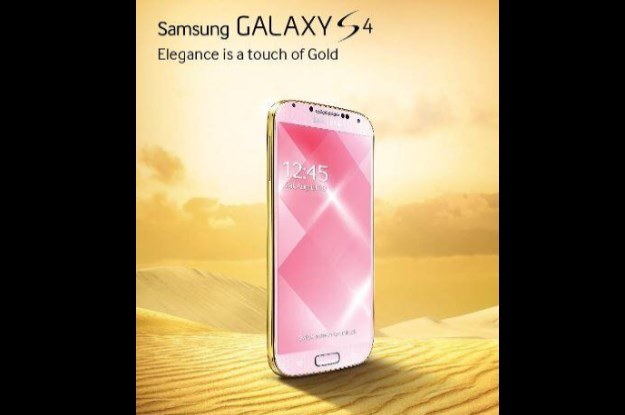 Kto bogatemu zabroni? Samsung zapowiada "złotego" Galaxy S4   Fot. @SamsungMobileArabia /materiały prasowe