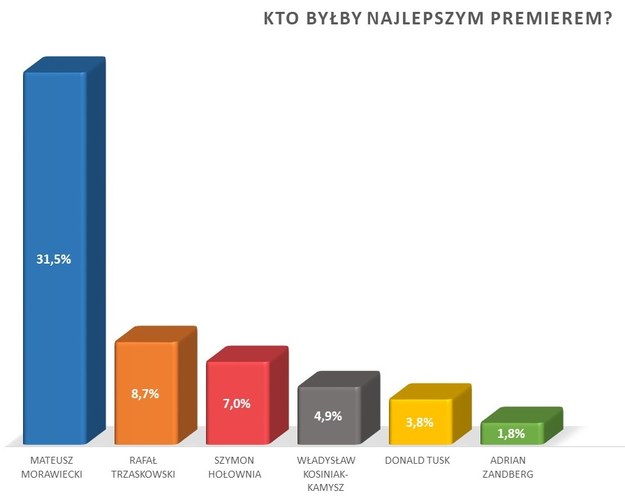 Kto byłby najlepszym premierem? /RMF FM /RMF FM