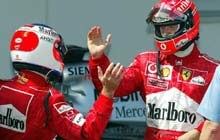 Kto miał wygrać - Barrichello czy Schumacher? /poboczem.pl