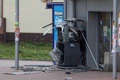 Ktoś wysadził bankomat w Kielcach