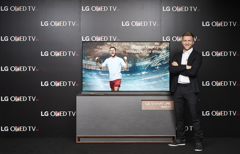 Kuba Błaszczykowski został ambasadorem nowych telewizorów LG /materiały prasowe