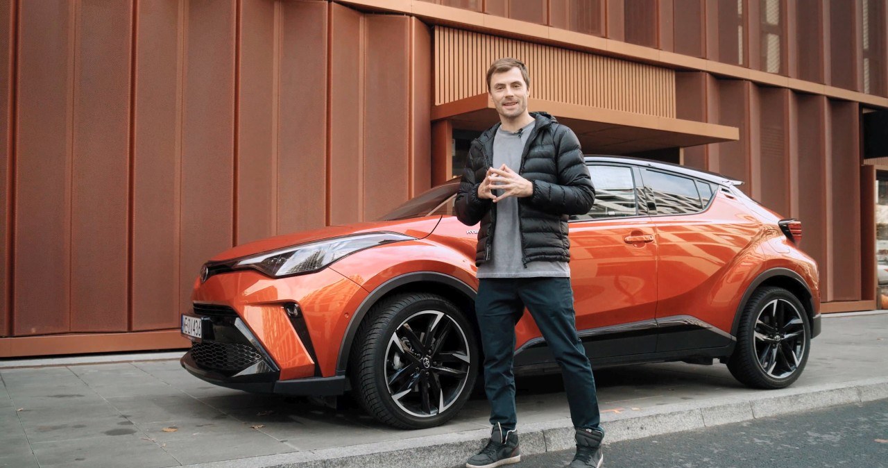 Kuba Przygoński i Toyota C-HR /Informacja prasowa