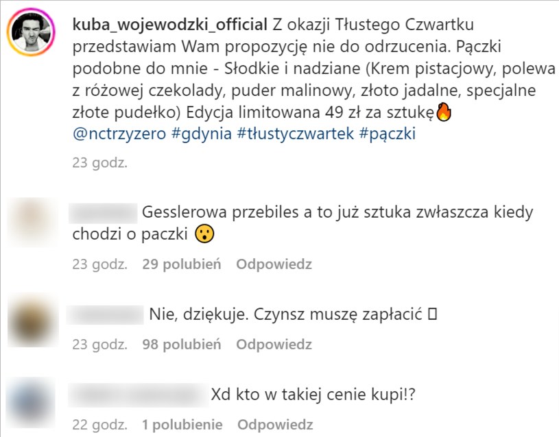 Kuba Wojewódzki na Instagramie /@ kuba_wojewodzki_official /Instagram