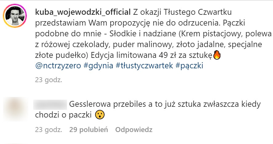 Kuba Wojewódzki na Instagramie /@ kuba_wojewodzki_official /Instagram