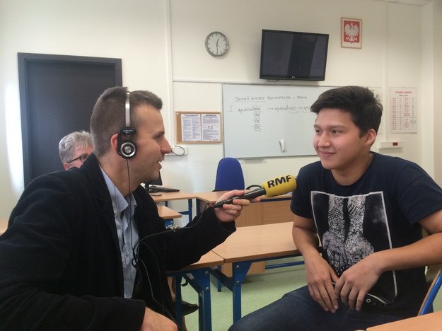 Kuban z Kirgistanu w rozmowie z reporterem RMF FM Michałem Dobrołowiczem /Michał Dobrołowicz /RMF FM
