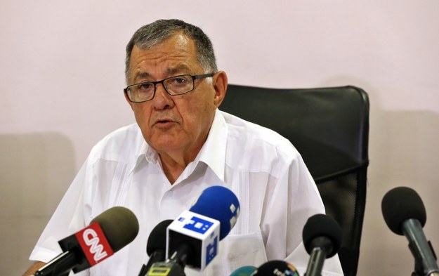 Kubański minister transportu Adel Yzquierdo /ALEJANDRO ERNESTO  /PAP/EPA