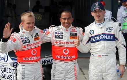 Kubica był szybki jak kierowcy McLarena, choć nie zawsze /AFP