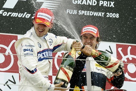 Kubica i Alonso to przyjaciele / Kliknij /AFP
