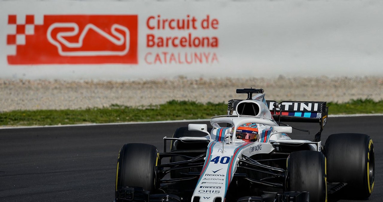 Kubica jeździł już w tym roku na torze pod Barceloną, jeszcze przed rozpoczęciem sezonu /AFP