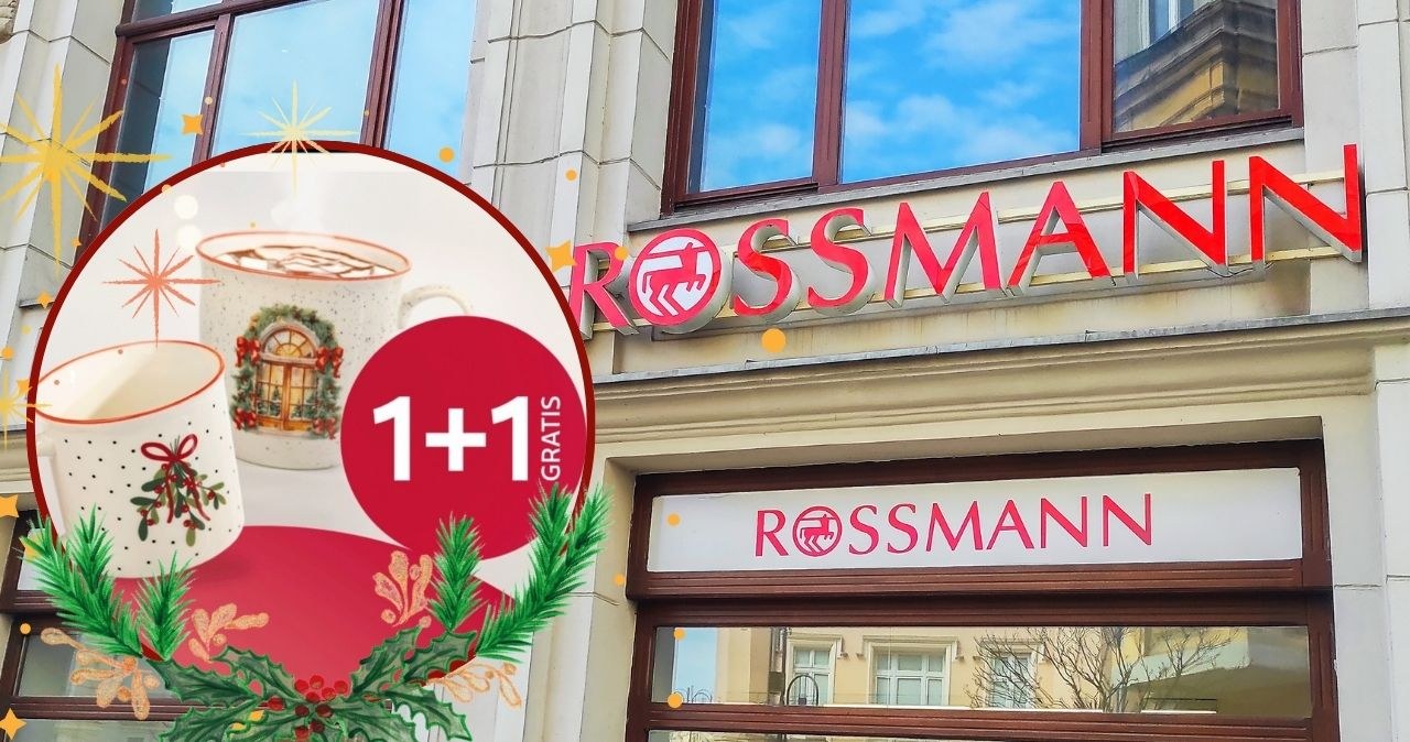 Kubki, skrzaty i zawieszki 1+1 i 2+2 GRATIS. Rossmann szaleje na święta! /CanvaPro /INTERIA.PL