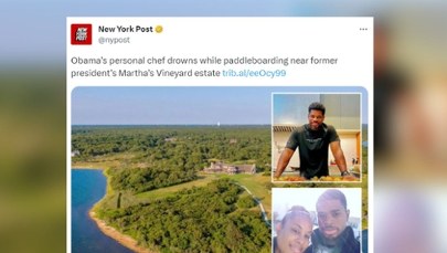 Kucharz Obamy nie żyje. Ciało wyłowiono w pobliżu posiadłości byłego prezydenta USA