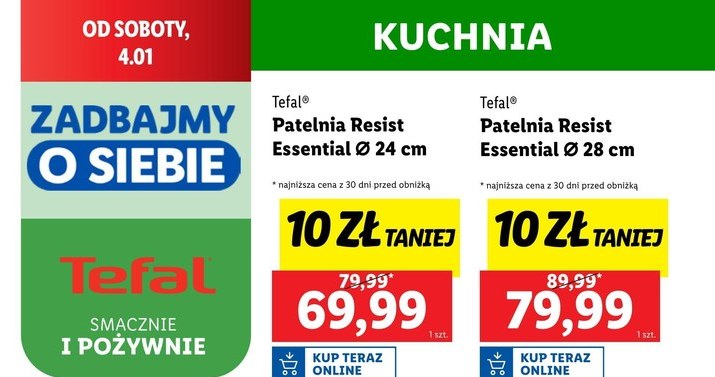 Kuchenne hity od Tefal w Lidlu – patelnie i noże w obniżonych cenach! /Lidl /INTERIA.PL