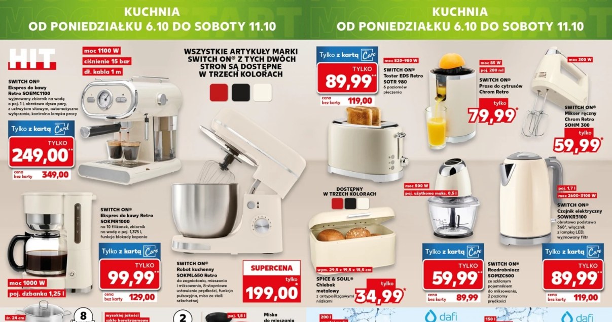 Kuchnia w stylu retro z marką Switch On /Kaufland /INTERIA.PL