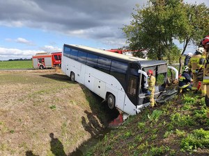 Kujawsko-pomorskie: Wypadek autokaru. Przedszkolaki trafiły do szpitala