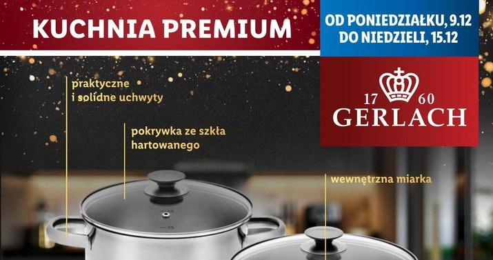 Kultowe garnki Gerlach za mniej w Lidlu! Promocja tylko do niedzieli! /Lidl /INTERIA.PL