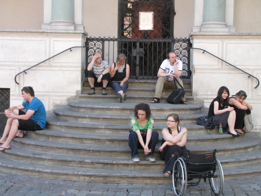 Kultowe są również schody Ratusza &nbsp; /Piotr witkowski /RMF FM