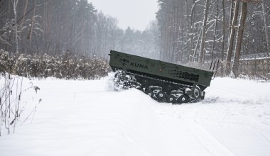 "Kuna" w zimowej odsłonie. Testy polskiego naziemnego bezzałogowca
