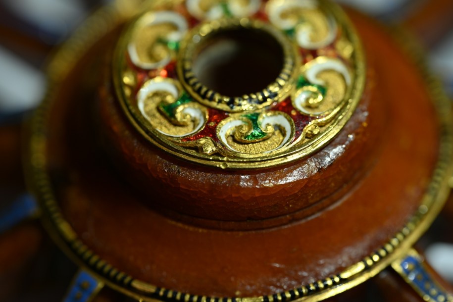 Kunsztowne zdobienia wyjątkowego eksponatu /B. Kentzer/Muzeum Miasta Gdańska /Materiały prasowe