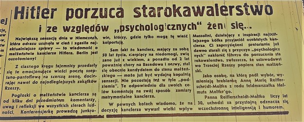 „Kurier Wileński”, 17 sierpnia 1939 roku /Biblioteka Narodowa /