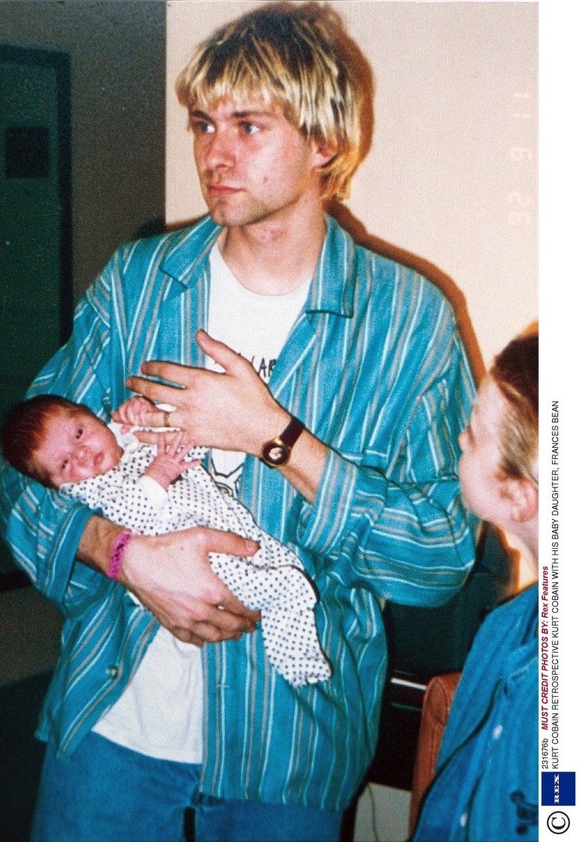 Kurt Cobain z Frances Bean /Rex Features /East News