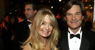 Kurt Russell z żoną, aktorką Goldie Hawn /INTERIA.PL