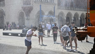 ​Kurtyny wodne schładzają mieszkańców Krakowa