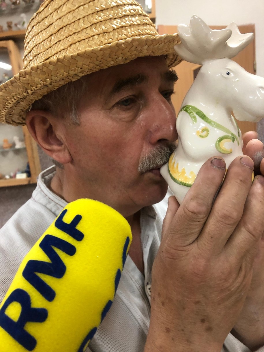 Kustosz muzeum Roman Kuzelyak /Michał Dobrołowicz /RMF FM