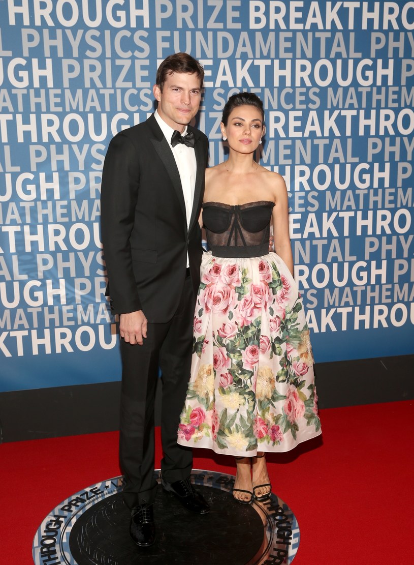 Kutcher i Kunis przyszli na galę Breakthrough Prize Awards /Jesse Grant /Getty Images